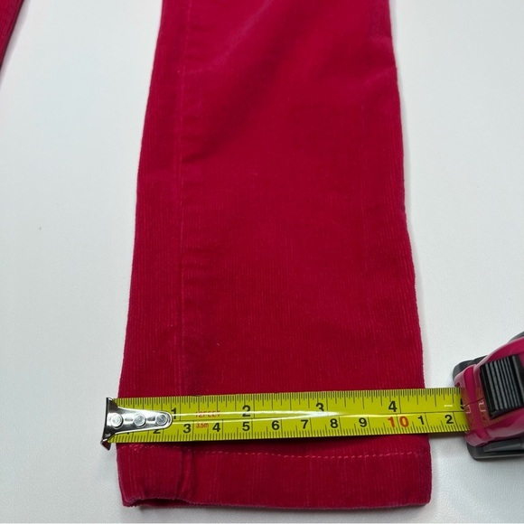 Mini Boden Pull On Corduroy Pants Girls 9Y Pink Stretch - Picture 8 of 9